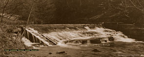 Fish Ladder Falls, Dane Valley - London Midland & Scottish Railway