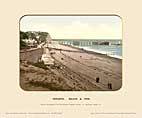 Penarth, Beach & Pier - Photochrom (various railways)