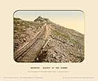 Snowdon, Railway at Summit - Photochrom (various railways)