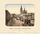 Aberdeen, Castle Street - Photochrom (various railways)