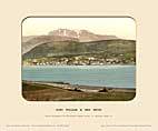 Fort William & Ben Nevis - Photochrom (various railways)