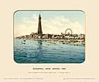 Blackpool, From Central Pier - Photochrom (various railways)