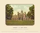 Cambridge, St John's College - Photochrom (various railways)