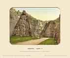 Cheddar, Cliffs II - Photochrom (various railways)