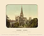 Chichester, Cathedral - Photochrom (various railways)