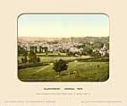 Glastonbury, General View - Photochrom (various railways)