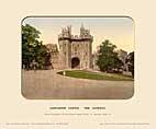 Lancaster Castle, The Gateway - Photochrom (various railways)