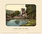 Grasmere Church - Photochrom (various railways)