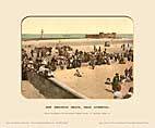 New Brighton Beach, Wirral - Photochrom (various railways)