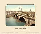 London Bridge - Photochrom (various railways)