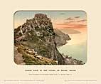 Castle Rock In The Valley Of Rocks - Photochrom (various railways)