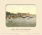 Margate, Beach & Ladies' Bathing Place - Photochrom (various railways)