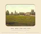 Oxford, Merton & Christ Church College - Photochrom (various railways)