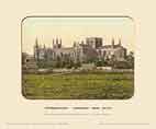 Peterborough, Cathedral From South - Photochrom (various railways)
