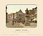 Shrewsbury, The Square - Photochrom (various railways)