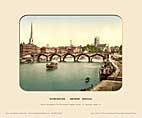 Worcester, Severn Bridge - Photochrom (various railways)