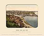 Whitby, From East Cliff - Photochrom (various railways)