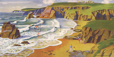 North Cornwall by Adrian Paul Allinson