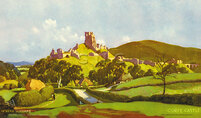 Corfe Castle by Eric Hesketh Hubbard