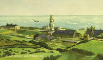 St Catherine's Lighthouse, I.O.W. by Eric Hesketh Hubbard