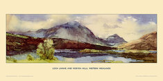 Loch Linnhe and Morven Hills by Jack Merriott