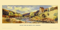 River Tweed & Neidpath Castle by Jack Merriott