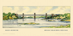 Britannia Tubular Bridge by Kenneth Steel