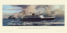 M.V. Cambria, BR Holyhead - Dun Laoghaire by Claude Buckle