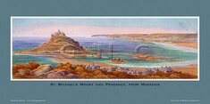 St Michael's Mount & Penzance, from Marazion by Claude Montague Hart