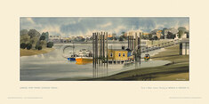 London, River Thames, Chiswick Reach by Ronald Maddox