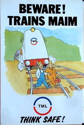 ORIGINAL CHANNEL TUNNEL TML ART RAILWAY POSTER No. 15 