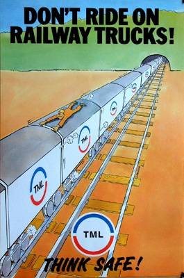 ORIGINAL CHANNEL TUNNEL TML ART RAILWAY POSTER No. 17 