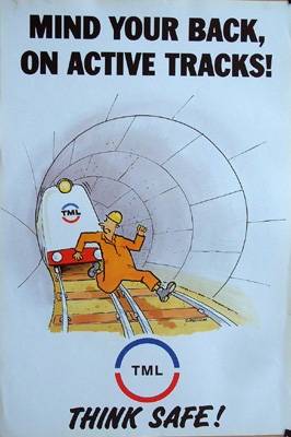 ORIGINAL CHANNEL TUNNEL TML ART RAILWAY POSTER No. 20 