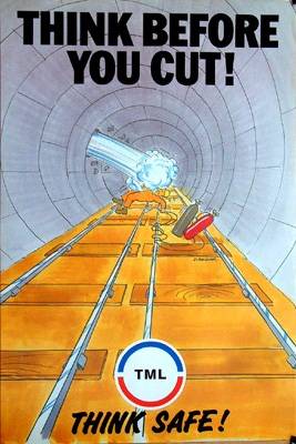 ORIGINAL CHANNEL TUNNEL TML ART RAILWAY POSTER No. 21