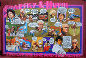 STARSKY & HUTCH TV ORIGINAL BRITISH RAIL ART SAFETY POSTER