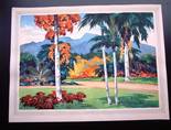 KENNETH STEEL Original Artwork TROPICAL MOUNTAINS (PROBABLY JAMAICA)