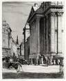 BANK OF ENGLAND, LONDON. ORIGINAL ETCHING  by CYRIL H BARRAUD