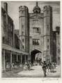 ST JAMES PALACE, LONDON.  ORIGINAL ETCHING by CYRIL H BARRAUD