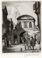 TEMPLE BAR, LONDON. ORIGINAL ETCHING by CYRIL H BARRAUD