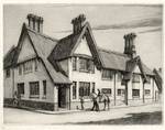 A LLOYDS BANK? - LOCATION UNKNOWN. ORIGINAL ETCHING by CYRIL H BARRAUD