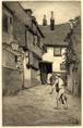 MERMAID INN, RYE, KENT. ORIGINAL ETCHING by CYRIL H BARRAUD