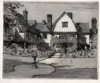 PAYCOCKE'S, COGGESHALL, ESSEX. ORIGINAL ETCHING by CYRIL H BARRAUD