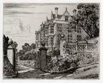 THE HALL, BRADFORD ON AVON. ORIGINAL ETCHING by CYRIL H BARRAUD