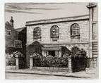 ZION BAPTIST CHURCH, TROWBRIDGE. ORIGINAL ETCHING by CYRIL H BARRAUD