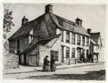 THE FOLLY, WOTTON UNDER EDGE, GLOS. ORIGINAL ETCHING by CYRIL H BARRAUD