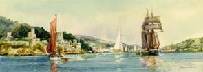 Dartmouth, Devon by Frank H Mason