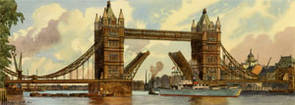 London, Tower Bridge by John L Baker