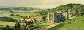 Rievaulx Abbey, Yorkshire by Edwin Byatt